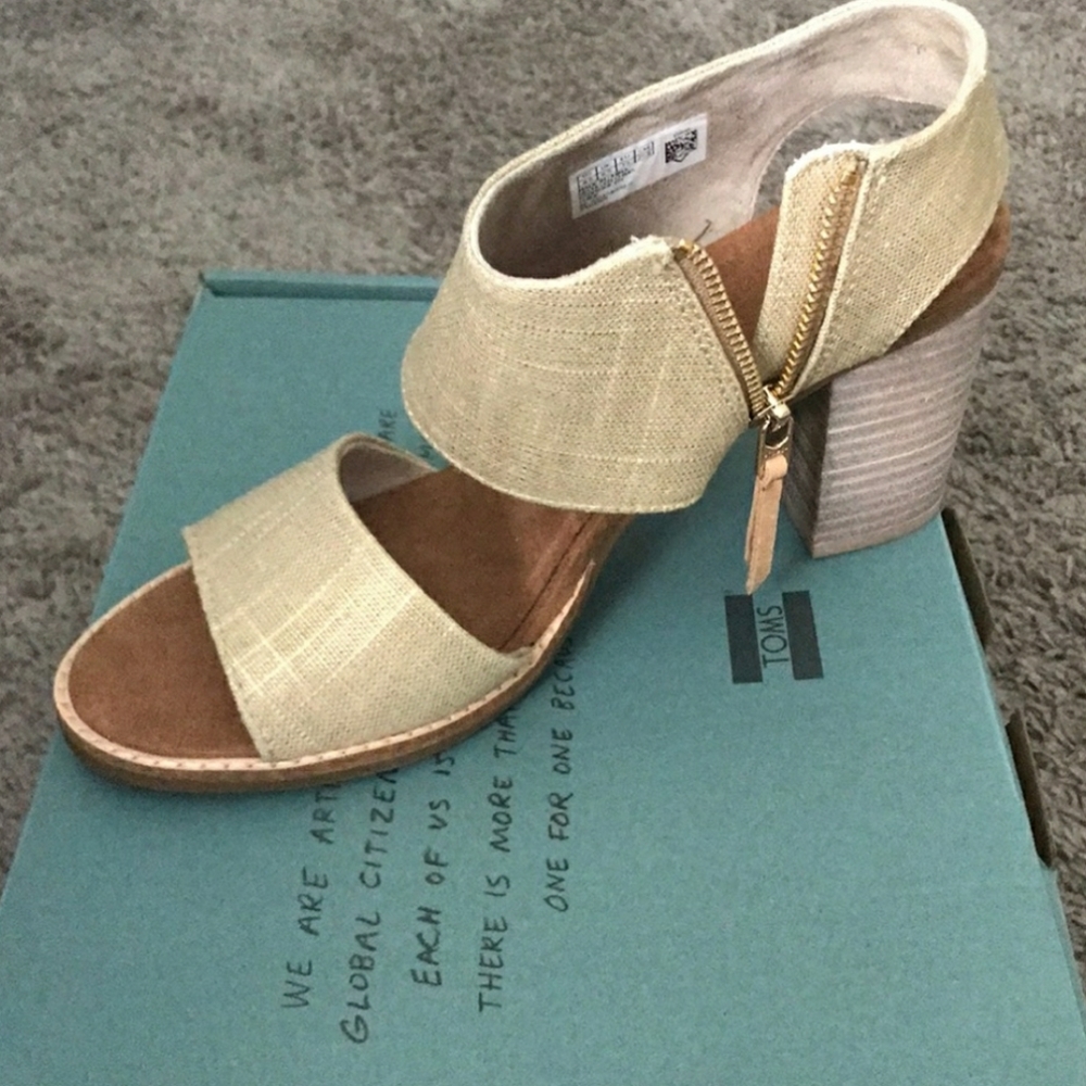 TOMS Majorca Champagne Metallic